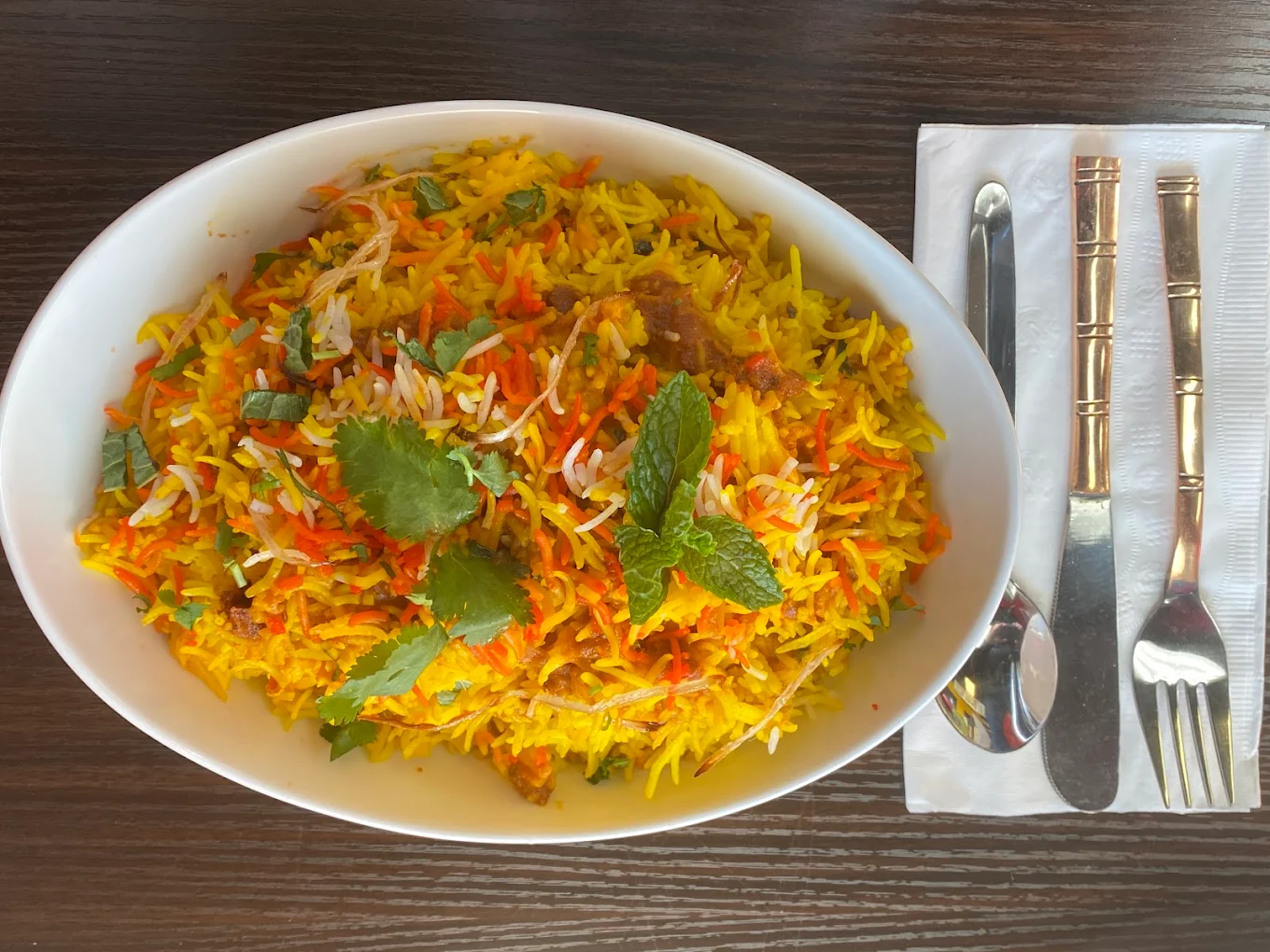 Royal India Express traditional Indian dishes in Edmonton