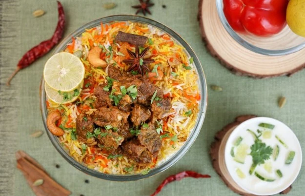 Delicious Chicken Biryani at Royal India Express in Edmonton, AB